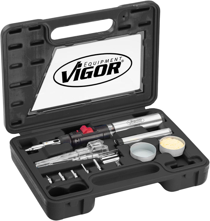 Vigor 12 Pce Gas Soldering Iron Set V5512