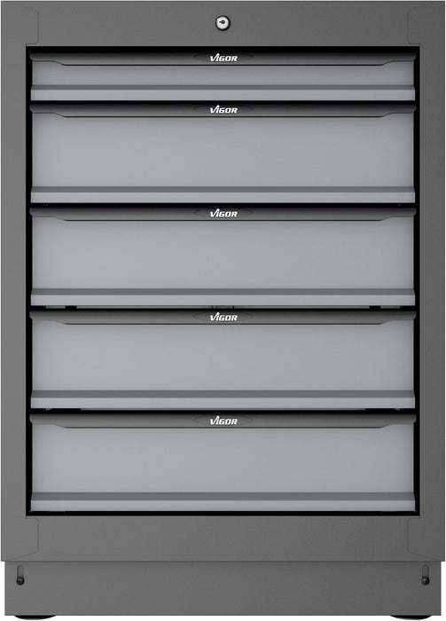 Vigor 5 Drawer Lower Cabinet 676mm V6000-031