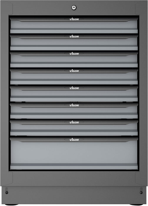 Vigor 8 Drawer Lower Cabinet 676mm V6000-032