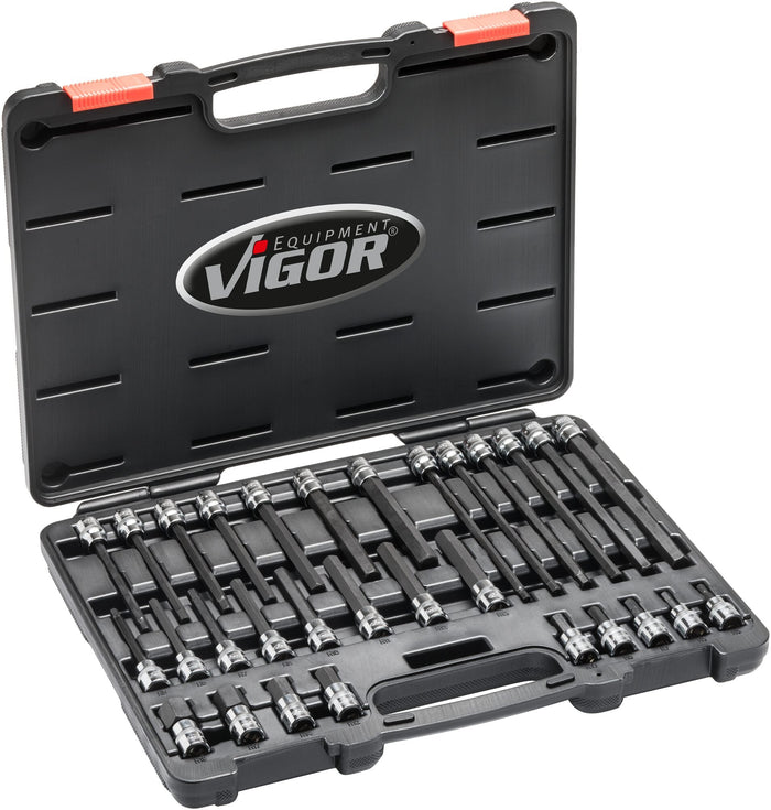 Vigor 30 Pce 3/8in Drive Socket Bit Set V6019