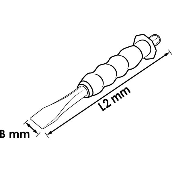 Vigor 10mm Flat Chisel V6220-10