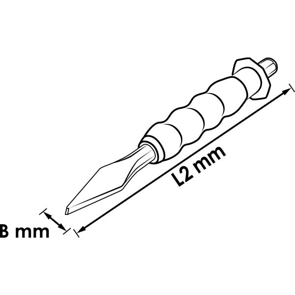 Vigor Cape Chisel V6230-7 190mm