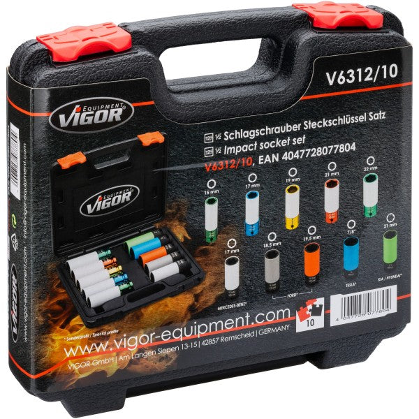 Deltach 1/2 Dop 19mm, lang - 121190, 8719146000332 | Aandrijfvierkant