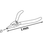 Vigor Circlip Pliers V6510A-40 230mm