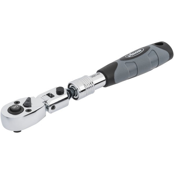 Vigor V6614N Telescopic Reversible Ratchet with Hinge Joint