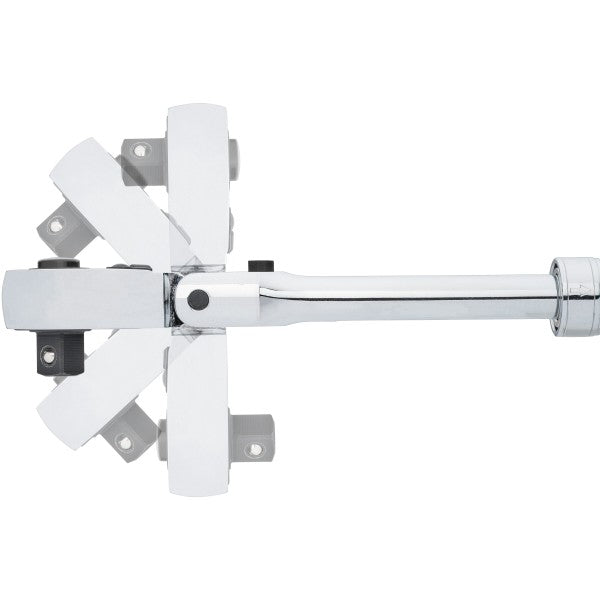 Vigor V6614N Telescopic Reversible Ratchet with Hinge Joint
