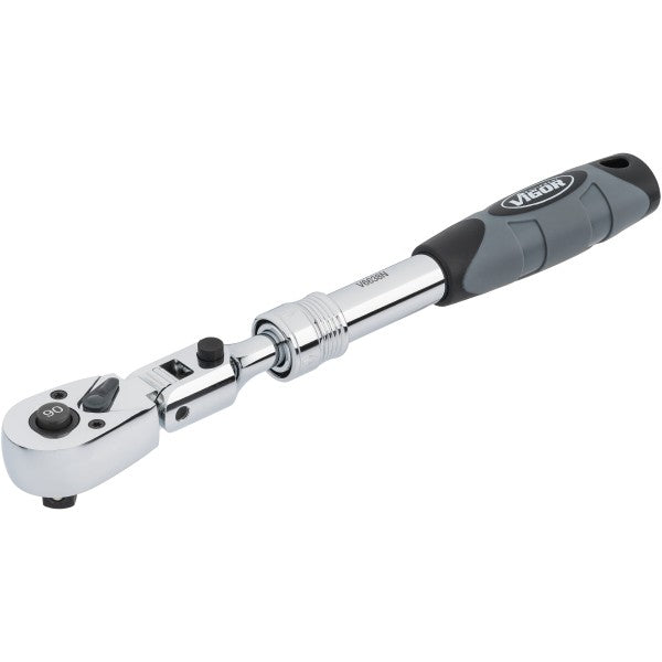 Vigor V6638N Telescopic Reversible Ratchet with Hinge Joint