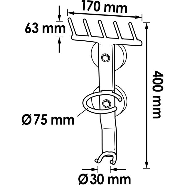 Vigor Magnetic Tool Holder V6742 400mm