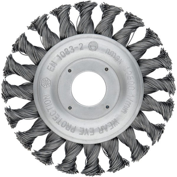 Vigor Wheel Brush for Right-Angle Grinder 115mm Knotted Wire V6804