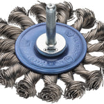 Vigor Wheel Brush Knotted Wire 75mm V6806