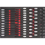 Vigor V4481-XXL/929 Tool Trolley Series XXL Stainless Steel Worktop with Tool Assortment, 929 Piece