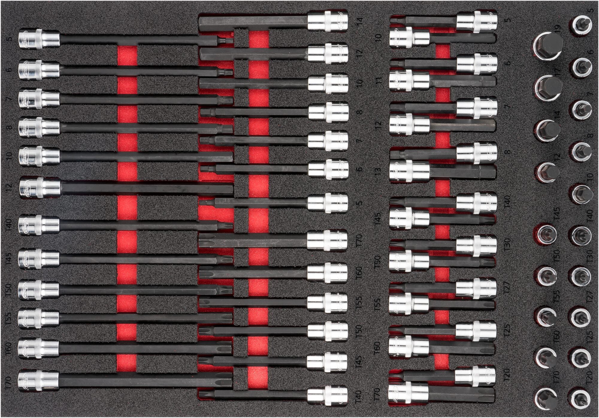 Vigor 62 Piece Socket Bit Set V6809 Modular Insert Tray For Sale Online ...