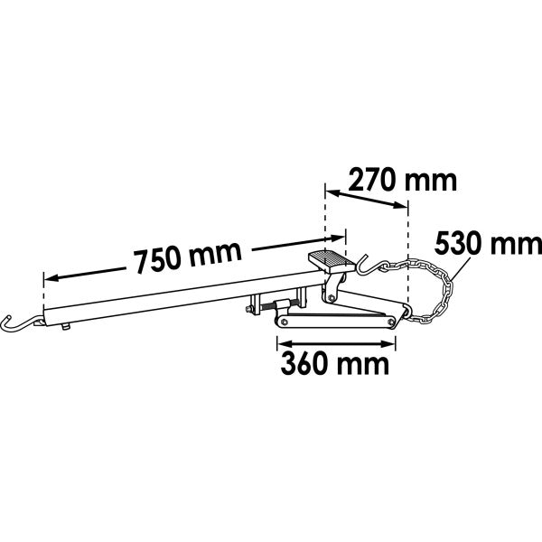 Vigor Universal Axle Lever V6956