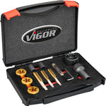 Vigor 13 Piece Tap & Die Set for Wheel Bolts & Wheel Nuts V7181
