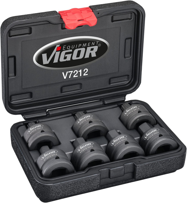 Vigor 7 Pce 3/4in Drive Impact Socket Bit Set V7212