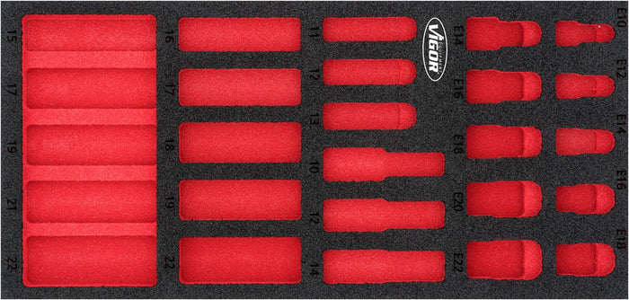 Vigor Soft Foam Insert - Empty V7323-L