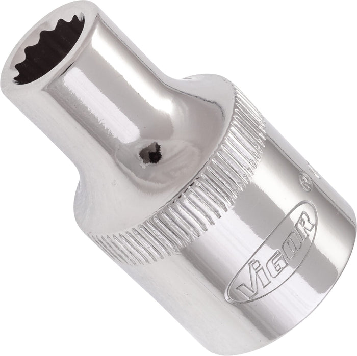 Vigor 1/2in Drive 8mm 12 Point Socket V7512-8