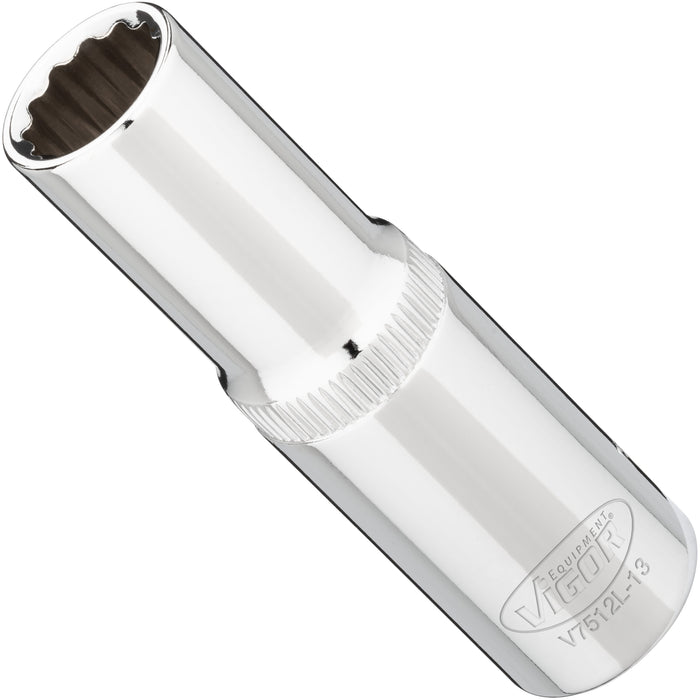 Vigor 1/2in Drive 13mm 12 Point Socket V7512L-13