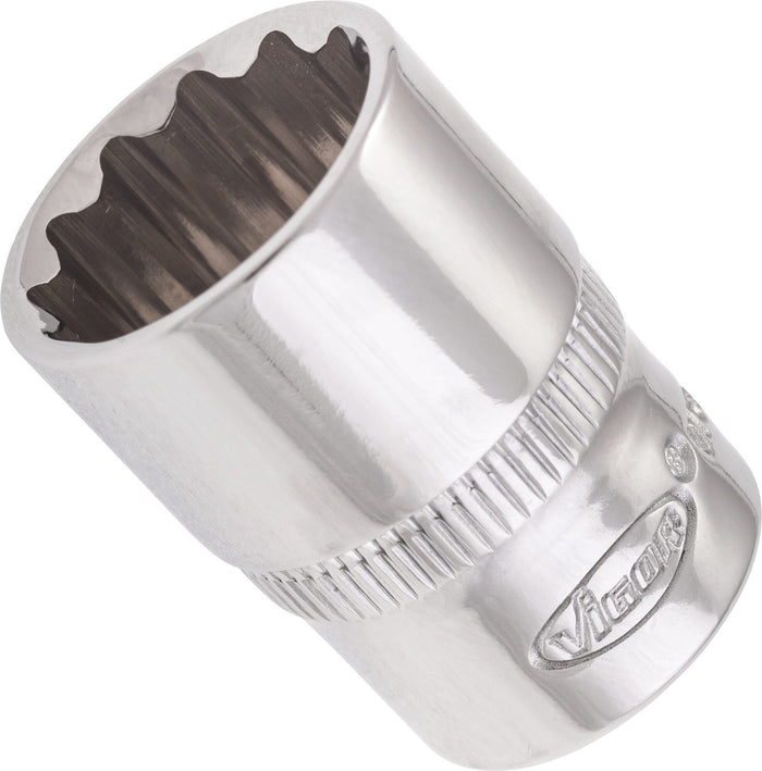 Vigor 1/4in Drive 13mm 12 Point Socket V7514-13
