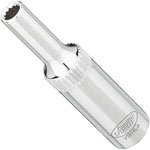 Vigor 1/4in Drive 4mm 12 Point Socket Long V7514L-4