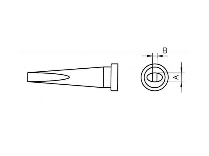 Plato Soldering Tip LTK 1.2mm to Suit Weller
