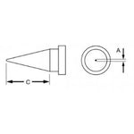 Plato Soldering Tip LT1L 0.25mm to Suit Weller