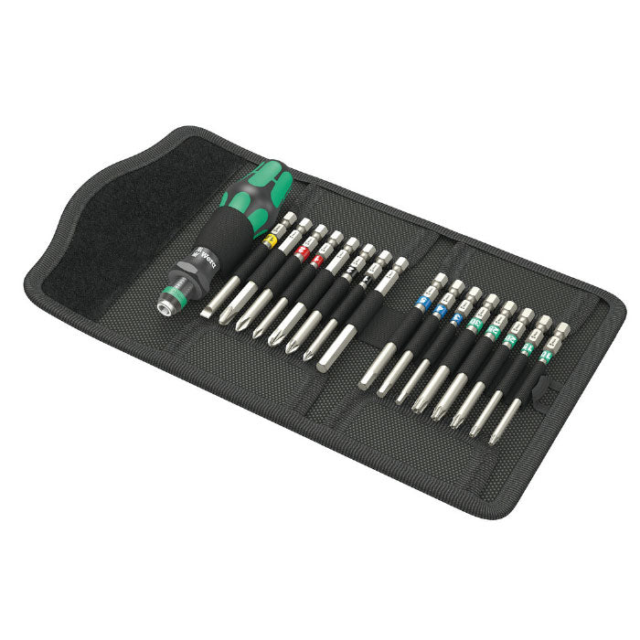 Wera Kraftform Kompakt 60 Tool Finder with 89mm Bits 17 Pce