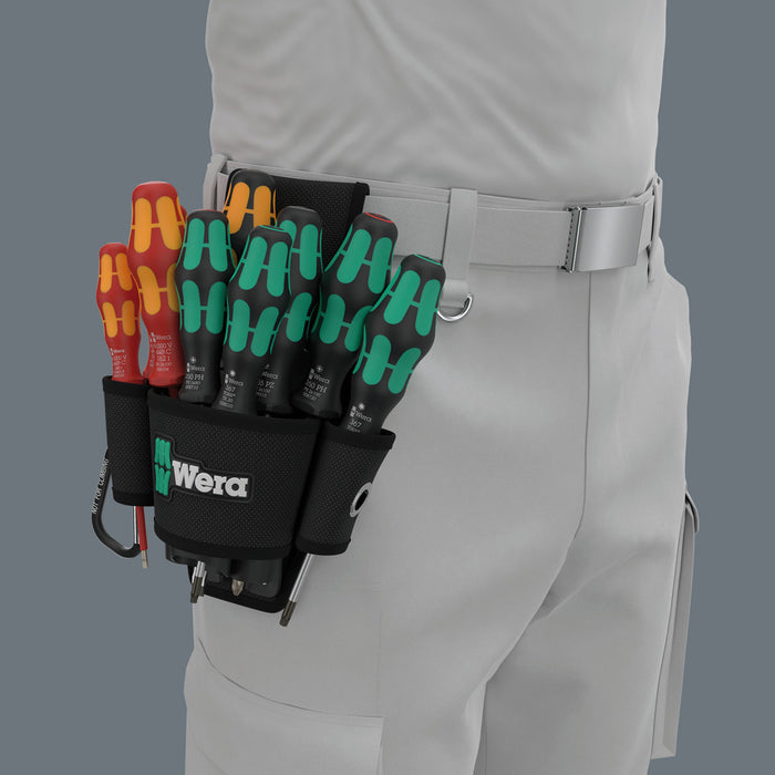 Wera 9620 Belt Holster Screwdriver Set 1, 10 Pce