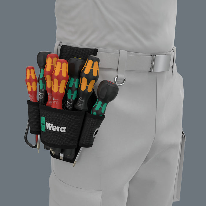 Wera 9621 Belt Holster Screwdriver Set 2, 8 Pce