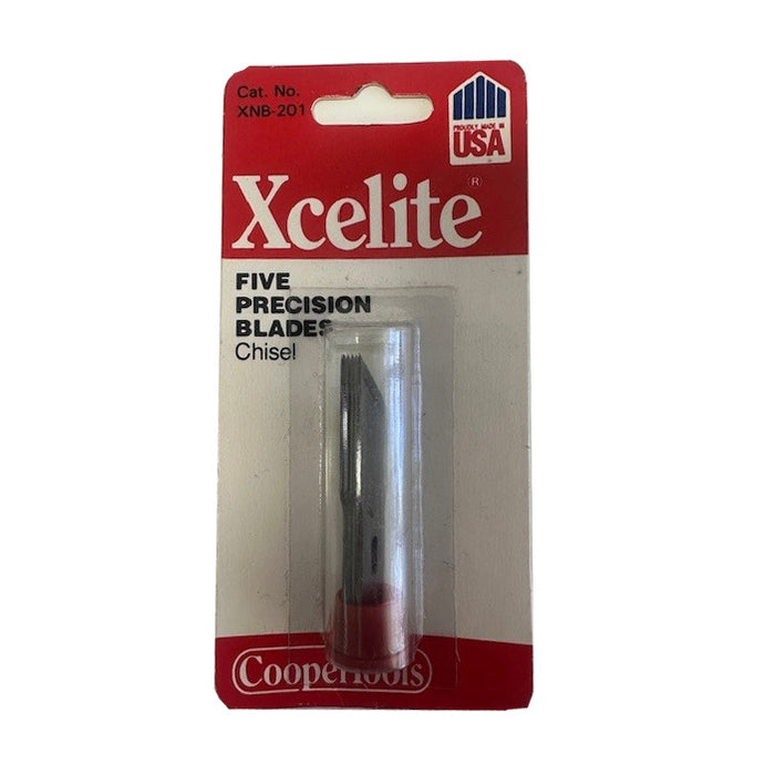 Xcelite Chisel Precision Blades, 5 Pack