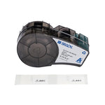 Brady All Weather Permanent Adhesive Vinyl Labels with Ribbon for M210 and M211 Printers 19.05mm (W) x 12.7mm (H) Black on White M21-11-595-WT Cartridge of 140 Labels 176809