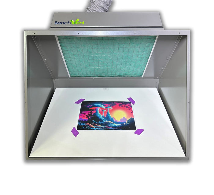 BenchVent Hooded & Ducted Air Extraction Cabinet BV200H-D