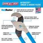 Channellock Nutbuster Parrot Nose Tongue & Groove Pliers 355mm (13.5in)