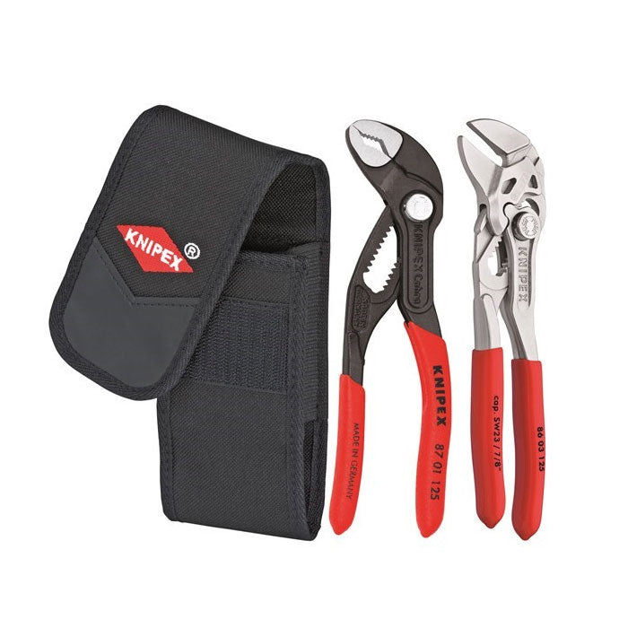 Knipex Mini Pliers Set in Belt Tool Pouch, 2 Pce