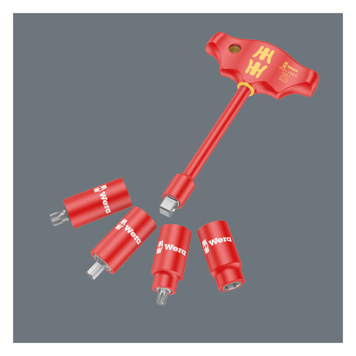 Wera 410 i VDE B T-Handle Adapter Screwdriver for 3/8