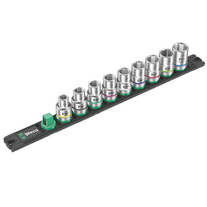 Wera Magnetic Socket Rail C 4 Zyklop Socket Set 1/2