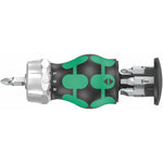 Wera Kraftform Kompakt Stubby Magazine RA 4 Bit Holding Screwdriver 008886