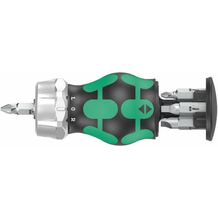 Wera Kraftform Kompakt Stubby Magazine RA 4 Bit Holding Screwdriver 008886