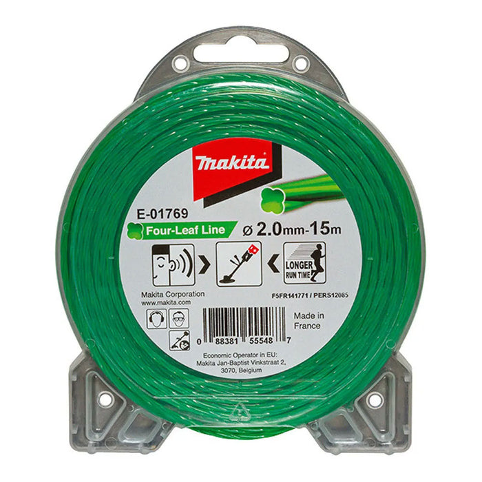 Makita Four Leaf Silent Nylon Line 2.0mm X 15m
