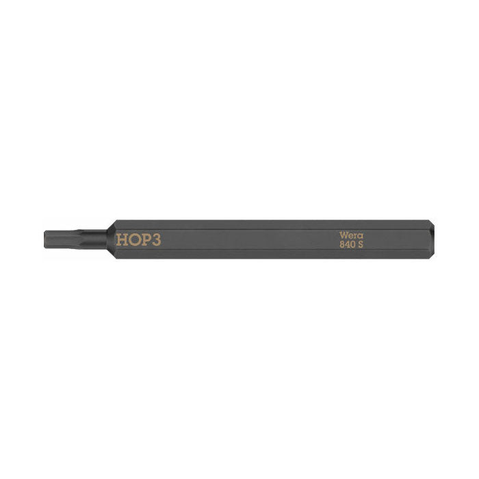 Wera 840 S Hex-Plus Bit for Impact Screwdrivers 3.0 x 70 mm