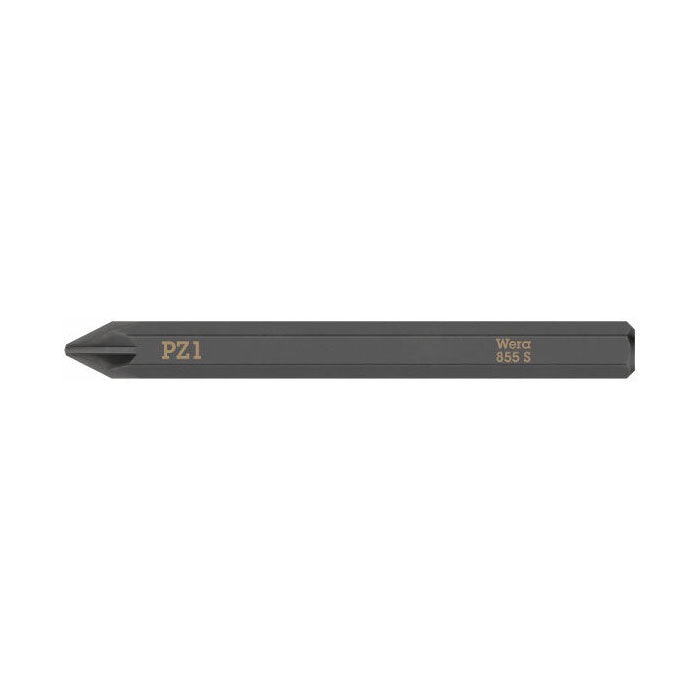 Wera 855 S Pozi Bit for Impact Screwdriver PZ1 x 70 mm