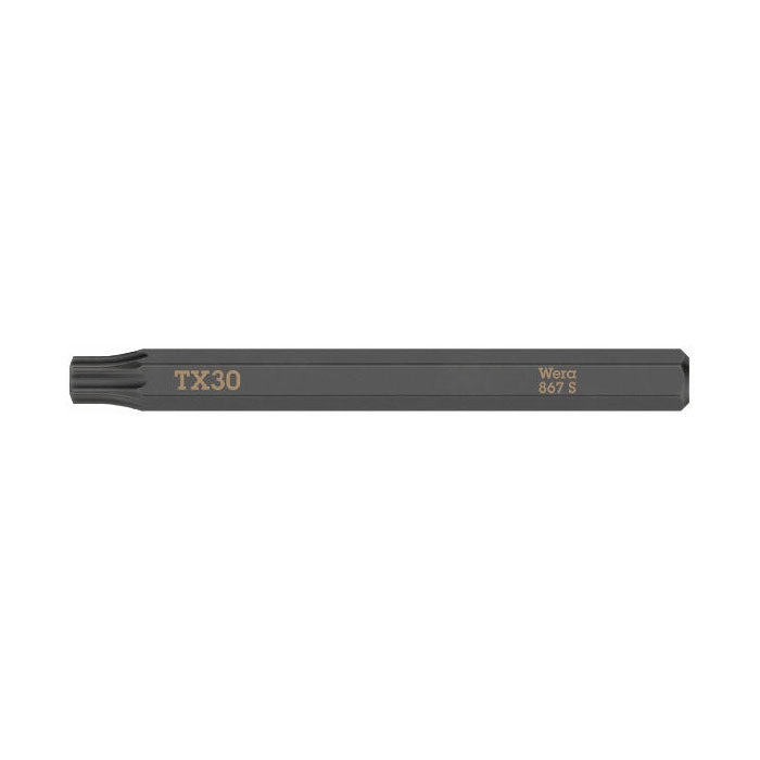 Wera 867 S Torx Bit for Impact Screwdriver TX30 x 70 mm