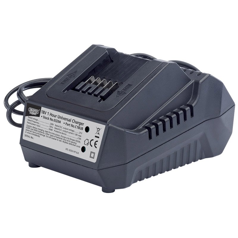 Draper expert 18v battery sale