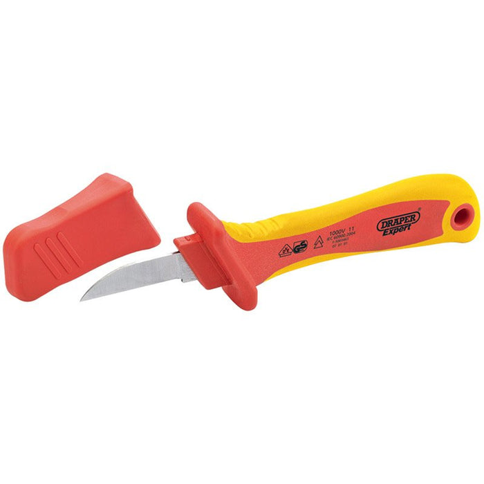 Draper Tools Expert 200mm VDE Approved Fully Insulated Cable Knife