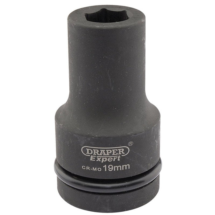 Draper Tools Expert 19mm 1 Square Drive Hi-Torq® 6 Point Deep Impact Socket