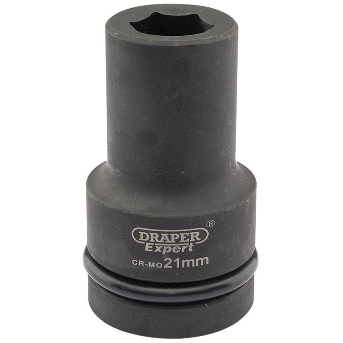 Draper Tools Expert 21mm 1 Square Drive Hi-Torq® 6 Point Deep Impact Socket