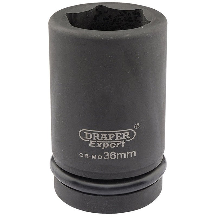 Draper Tools Expert 36mm 1 Square Drive Hi-Torq® 6 Point Deep Impact Socket