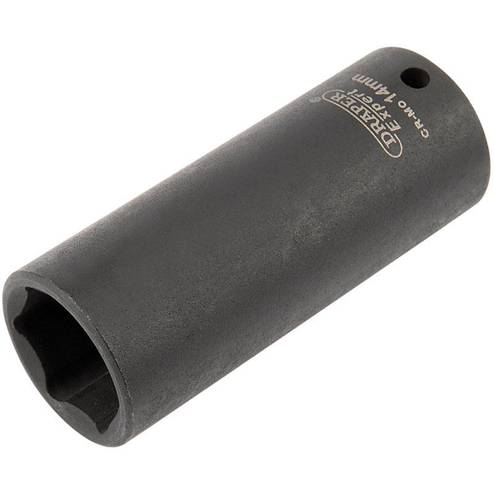 Draper Tools Expert 14mm 1/4 Square Drive Hi-Torq® 6 Point Deep Impact Socket