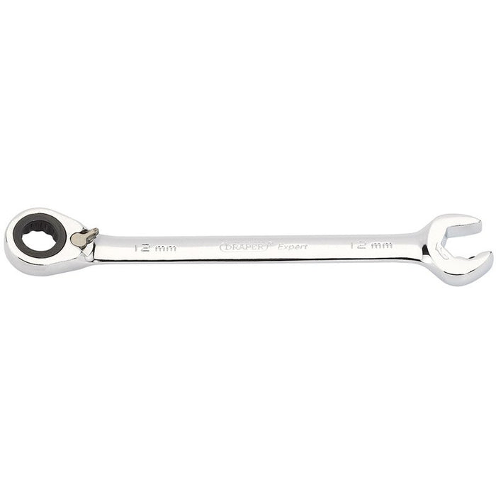 Draper Tools Expert 12mm Draper Expert Hi-Torq® Metric Reversible Double Ratcheting Combination Spanner