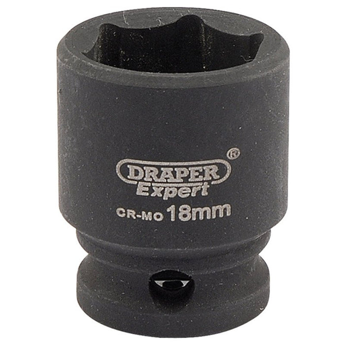 Draper Tools Expert 18mm 3/8 Square Drive Hi-Torq® 6 Point Impact Socket
